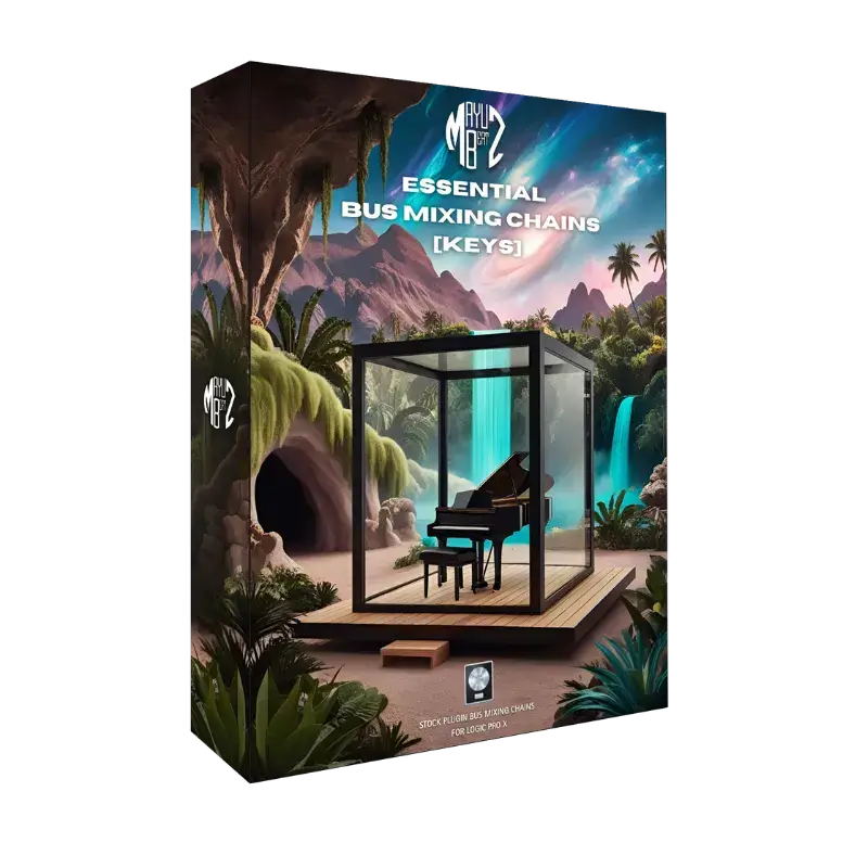 Give your keys the mix glow they deserve with 54 premium bus chains, built exclusively with Logic Pro X stock plugins. Whether it’s dusty grand piano loops, smooth Rhodes chords, trap-ready keys, or funky Clavs—this pack delivers polished, expressive, and mix-ready tones in seconds.