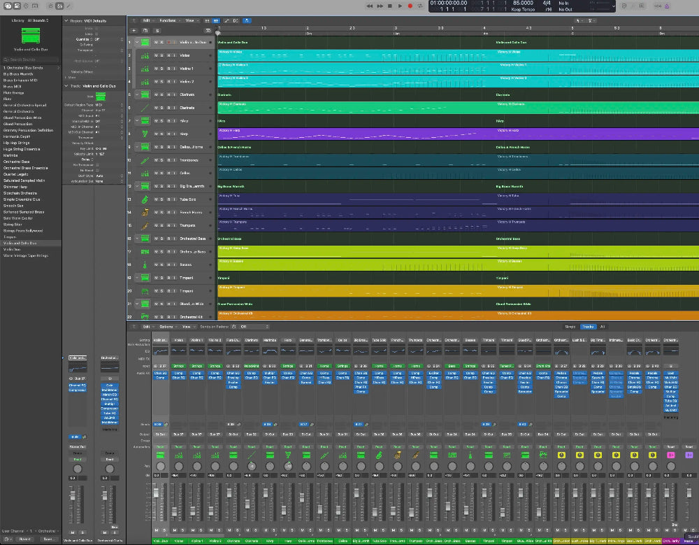 Covers full orchestral range: Violins, Brass, Flutes, Harps, Ensembles, Timpanis, Orchestral Percussion, Sax & more.
Mix-ready instantly: No need to stack plugins—just drag, drop, and tweak.
From delicate to thunderous: Get airy flutes, soaring strings, and booming timpani dialed in with pro-quality settings.