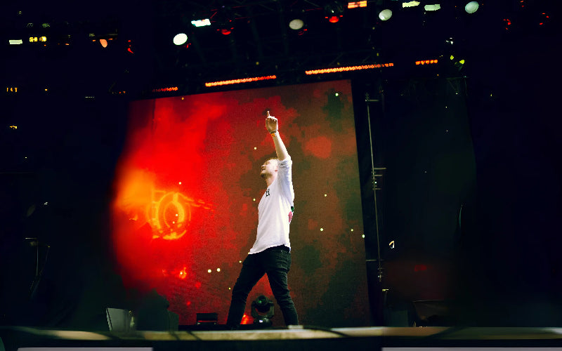 Mayu Beatz aka Sam Mailloux on Stage at Bandlands Music Festival