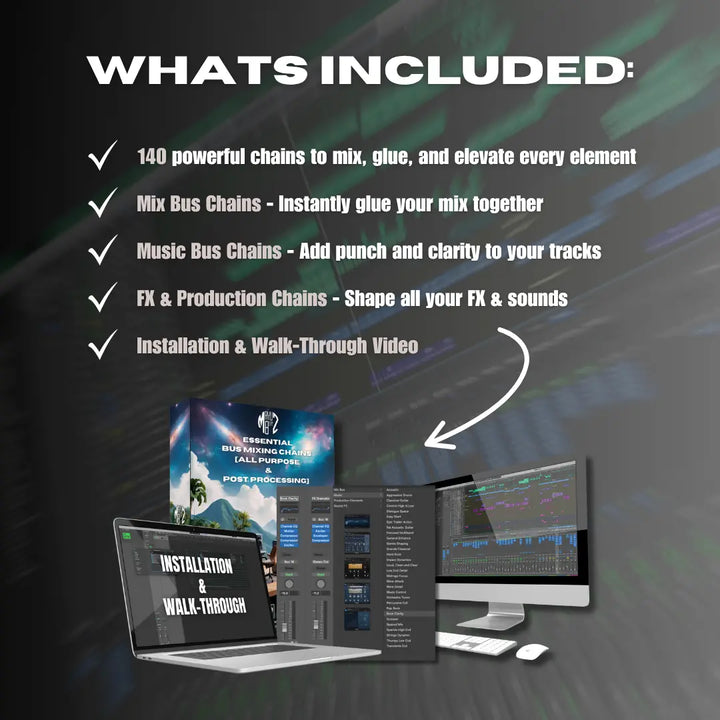 Essential Bus Mixing Chains All Purpose | Logic Pro Stock Plugins