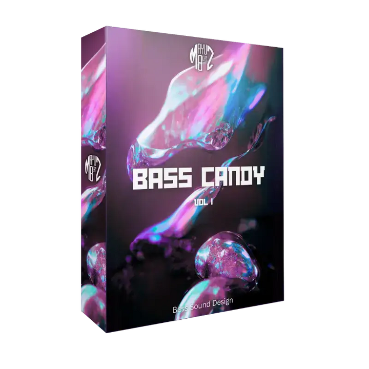 Bass Candy Vol 1 – Bass Sound Design Sample Pack featuring 88 intricate, morphing bass samples for music producers. Add depth, variation, and uniqueness to your tracks. 100% royalty-free and compatible with all DAWs. Use for Serum 2 Wav tables. 