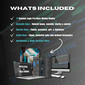 Essential Bus Mixing Chains Bass | Logic Pro Stock Plugins