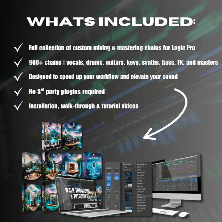 Ultimate Mixing & Mastering Bundle | Logic Pro Stock Plugins