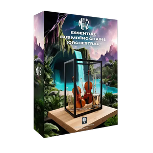 Orchestral Bus Chains – Logic Pro X mixing chains for strings, brass, woodwinds, timpani, and cinematic percussion. Add power, realism, and clarity to orchestral and cinematic tracks with 41 custom-designed bus chains.