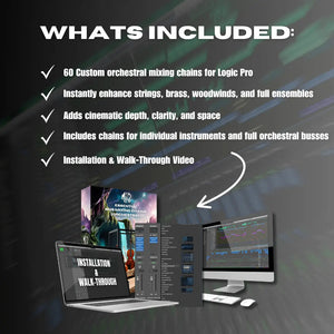 Essential Bus Mixing Chains Orchestral | Logic Pro Stock Plugins