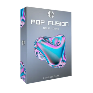 Pop Fusion Drum Loops – Royalty-free drum loop pack with high-energy rhythms blending Pop, Hip-hop, R&B, and EDM. Includes full tracked-out stems for full creative control. Perfect for producers crafting radio-ready hits and dynamic grooves.