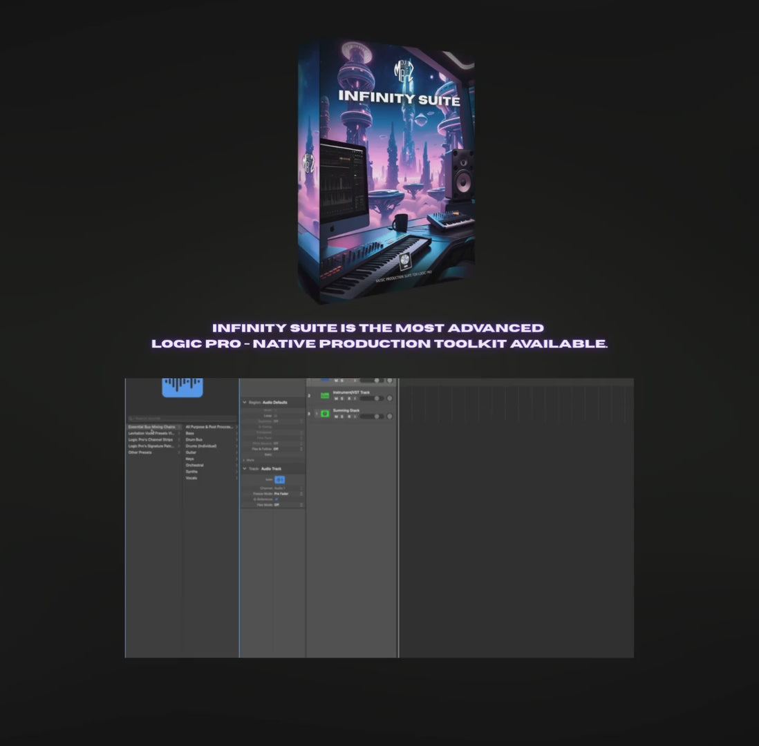 The #1 Tool Kit For Logic Pro: Infinity Suite by Mayu Beatz