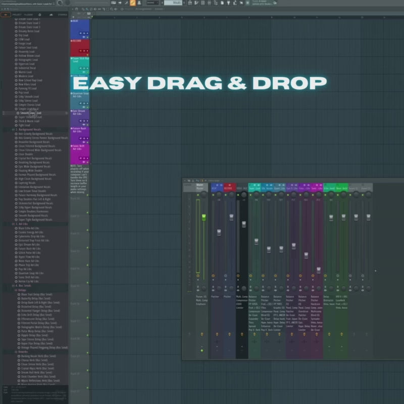 Easy Drag & Drop Vocal Presets