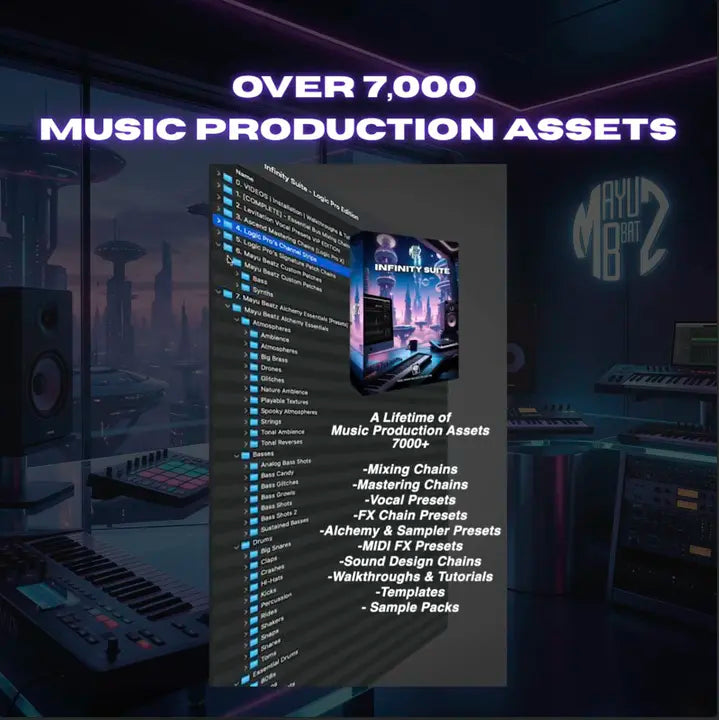 Infinity Suite For Logic Pro | 7000+ Music Production Assets